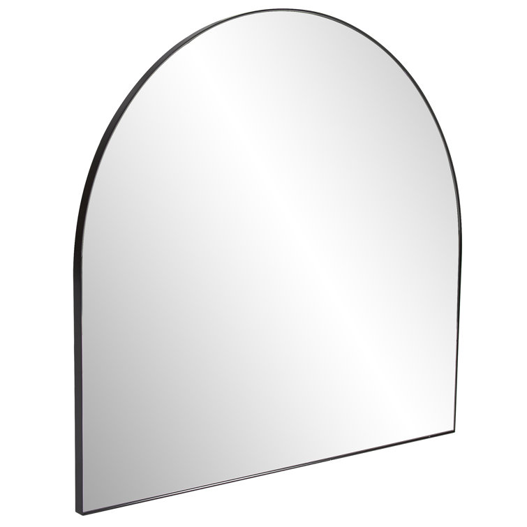 Latitude Run® Van Buren Brushed Brass Arched Mirror Wayfair